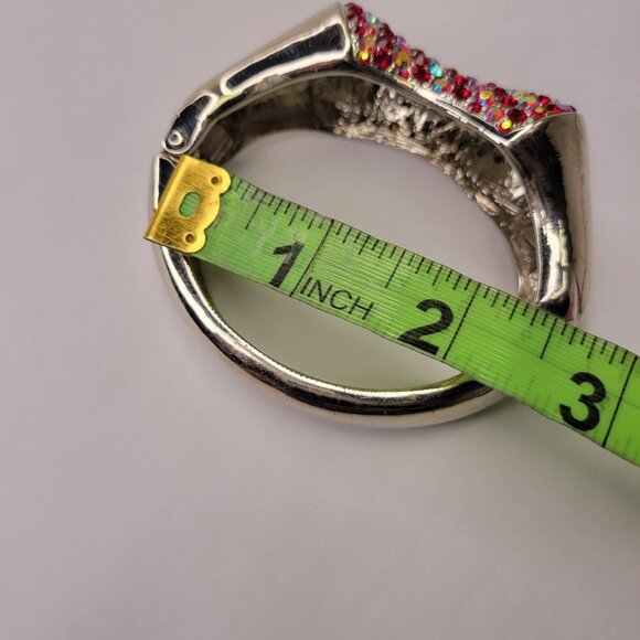 Red and Gold Cuff Bracelet - Picture 6 of 13